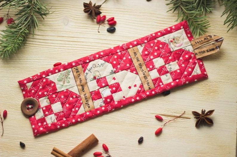 Coffee Mug Cozy Patchwork Quilt Pattern PDF Aesthetic Mug Etsy