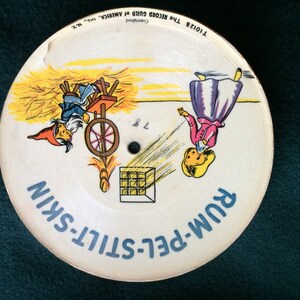 1940 el gremio de registro de cartulina América cuadro Record, "Ron-Pel-zancos-piel" y "La nieve caída y los enanitos"