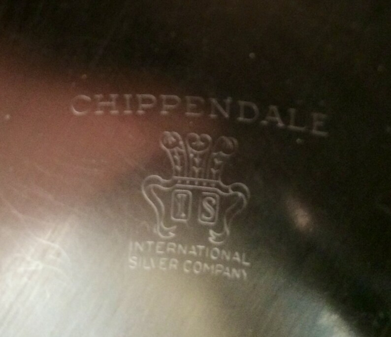 Vintage International Silver Co. Chippendale Silver Plated Etsy