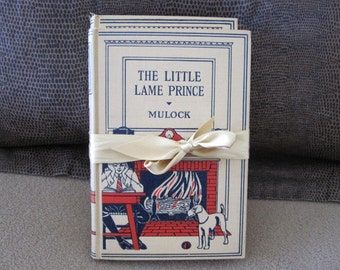 Set of 2 Books The Little Lame Prince Jackanapes and Other Stories Children's Vintage Story Book Sears Juvenile Classics