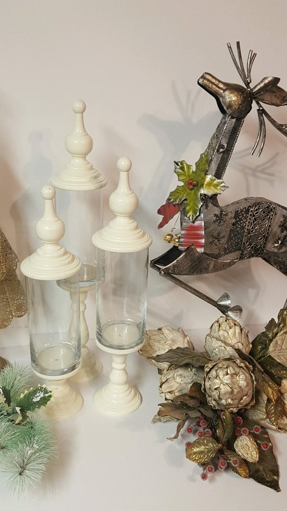 Decorative Jars Glass Jars Home Decorations Apothecary Etsy