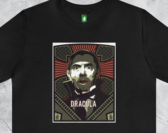 Dracula: Klassische Universal Monster, Unisex Jersey Kurzarm T-Shirt