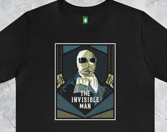 The Invisible Man: Classic Universal Monsters, Unisex Jersey Short Sleeve Tee