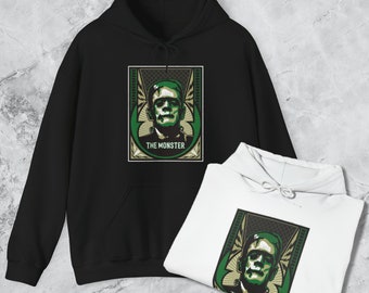 Frankenstein "The Monster": Classic Universal Monsters, Unisex Heavy Blend™ Hooded Sweatshirt