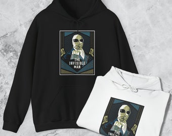 The Invisible Man: Classic Universal Monsters, Unisex Heavy Blend™ Hooded Sweatshirt