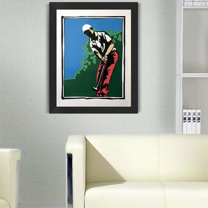 Golf, Putting Golfer Poster