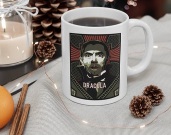 Dracula: White Ceramic Mug 11oz