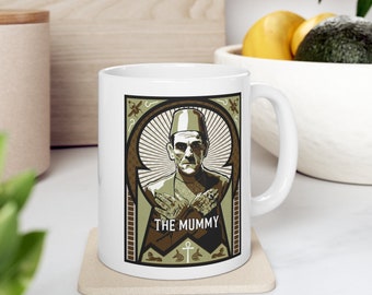 The Mummy: Classic Universal Monsters, White Ceramic Mug 11oz