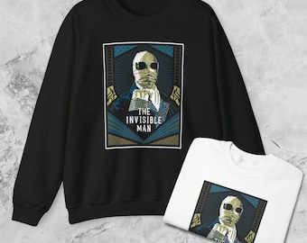 The Invisible Man: Classic Universal Monsters, Unisex Heavy Blend™ Crewneck Sweatshirt
