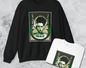 Frankenstein "The Bride": Classic Universal Monsters, Unisex Heavy Blend™ Crewneck Sweatshirt