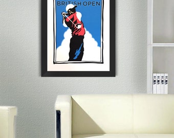 Golf, British Open Poster