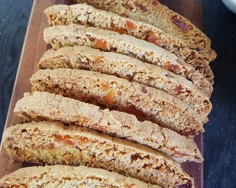 Handmade Biscotti, Biscotti, Chocolate Biscotti, Mango Almond, Pistachio Biscotti, Valentine Gift, Corporate Gift, Anniversary Gift, 1 dozen
