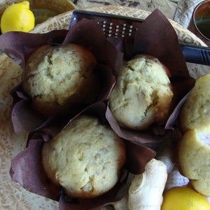 Lemon Ginger Muffins, Lemon Muffins, Christmas Gift. Citrus Muffins, Ginger Muffins, Gifts under 20.00, Sweet Bread Muffins 6 Jumbo image 4