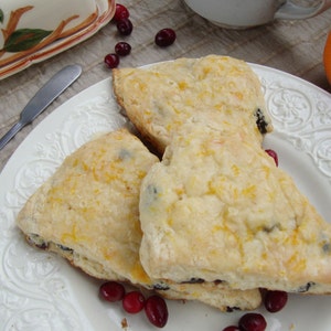 Cranberry Orange Scones, Cranberry Scones, Gift for Her, Christmas Gift, Holiday Gift, Cream Scones, Gifts under 20, Orange Scones, 4 ea image 5