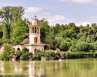 Versailles Palace Chateau Large Wall Art Photography Print Paris Queens Hamlet House Marie Antionette France Travel Hameau de la Reine Decor