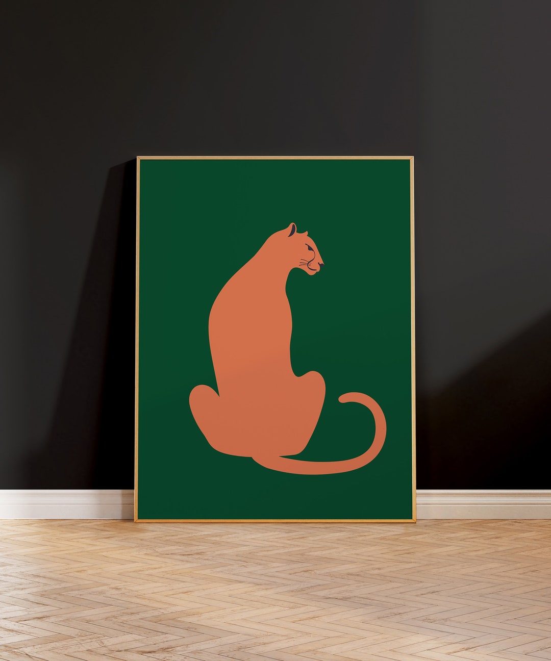 Mountain Lion Illustration Art Print - Etsy