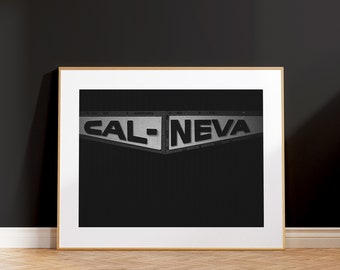 Cal-Neva Lodge Frank Sinatra Signage California Photograph Art Print