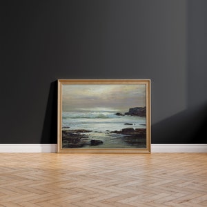 California Seascape Robert Wood Art Print