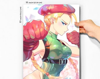 Street Fighter Stickers Cammy SF6 Chibi 