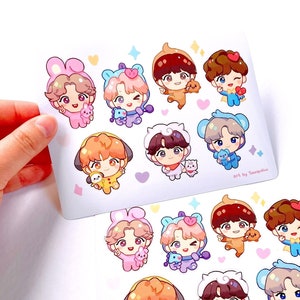 BTS Sticker Bogen 15 x 11 cm