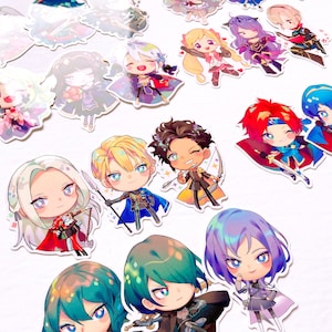 Set di adesivi in vinile Fire Emblem (Awakening, Fates, FE3H)
