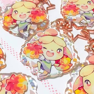 Isabelle Charms (2 inch, Double-sided, Clear Acrylic)