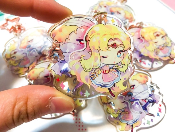 Charms 2 pulgadas doble cara acrílico - Etsy
