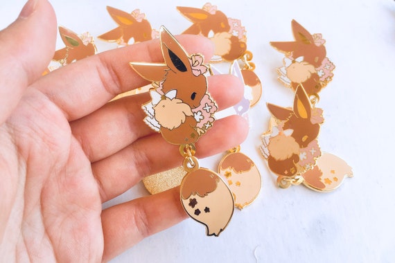 Pokemon Anime Bracelet Cute Cartoon Eevee Pendant Bracelets Metal Enamel  Charm Bangle Women Fashion Jewelry Hand Chain Gifts