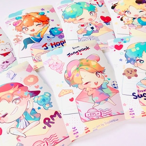 BTS Postkarten Set 15x10cm