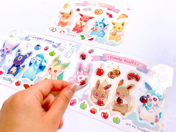 Eeveelution Pocky Sticker