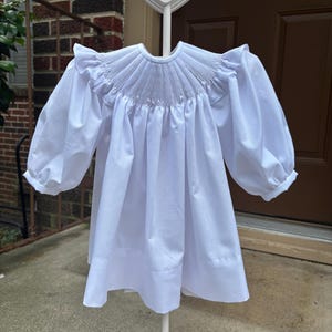 Ready to smock long sleeve dress