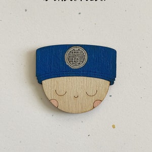 ID Badge Holder/Magnet - Vietnamese Boy