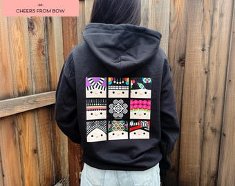 Hmong Hoodie Cube Gals - Unisex Heavy Cotton