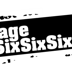 May include: Black and white logo with the text "Page SixSixSix" in a bold, white font.