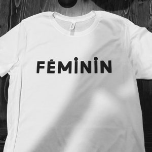 French New Wave &quot;Feminin&quot; T shirt