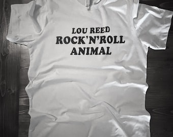 Camiseta Lou Reed Rock and Roll Animal