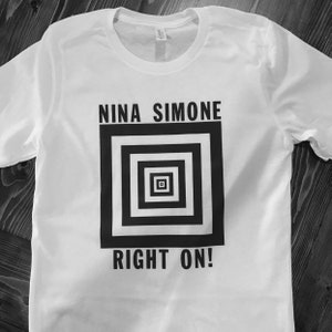 Nina Simone mod 60s T shirt