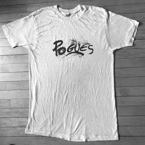 The Pogues 80s punk T shirt
