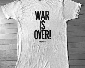 Classic War is Over John Lennon T Shirt - Etsy