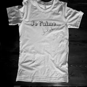 Je t&#39;aime Jane Birkin T shirt