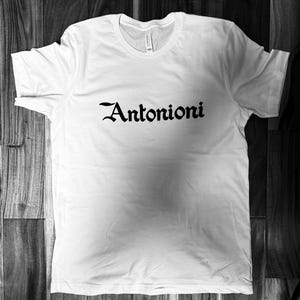 Antonioni T shirt/Italian/New Wave/Director T Shirt