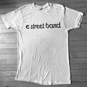 E Street band T shirt/Springsteen/Vintage 70s design