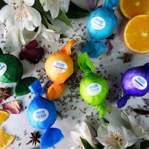 Essential Oil Bath Bombs 6 Pack