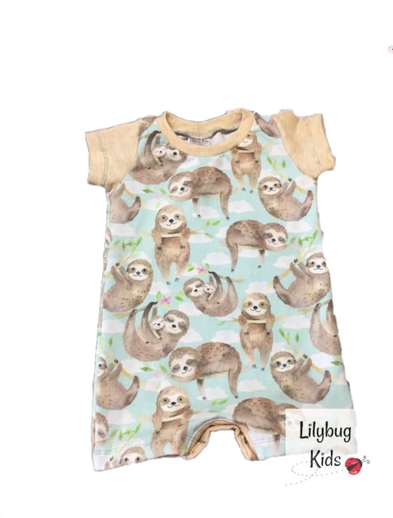 sloth romper