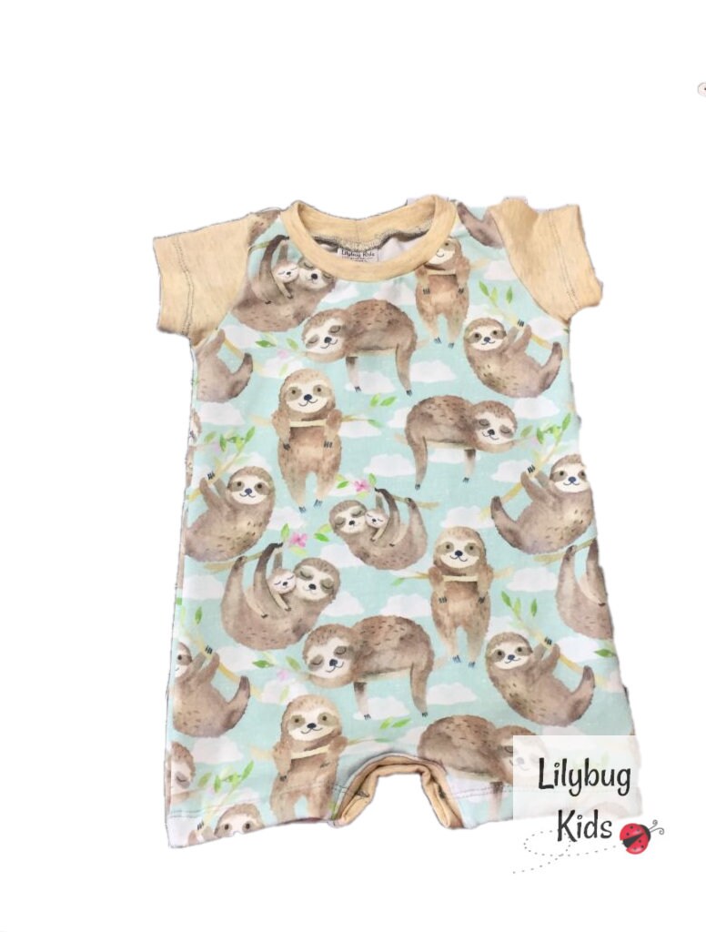 Sloth Baby Romper Singapore