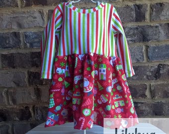 Christmas dress size 3 months