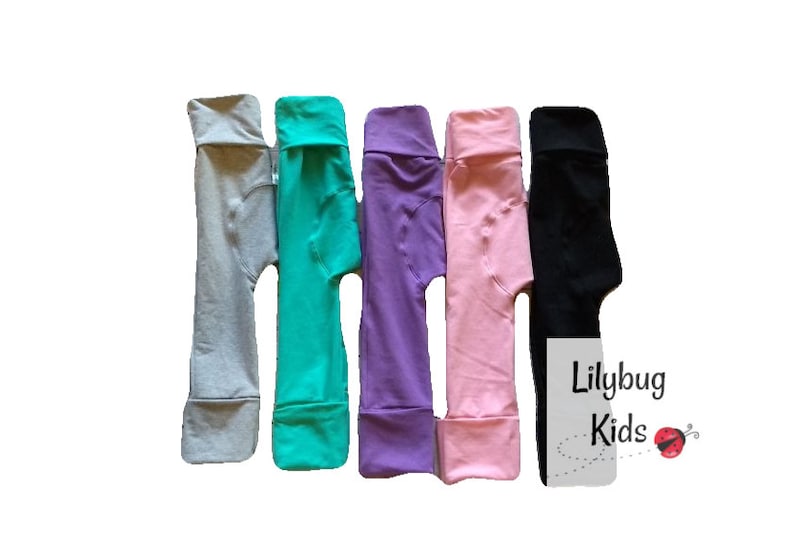 Solid Color Maxaloones, grow with me baby pants, cloth diaper pants image 1