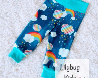 Newborn rainbow joggers