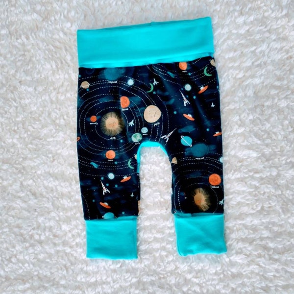 Grow with me Space maxaloones, 3 to 12 months pants