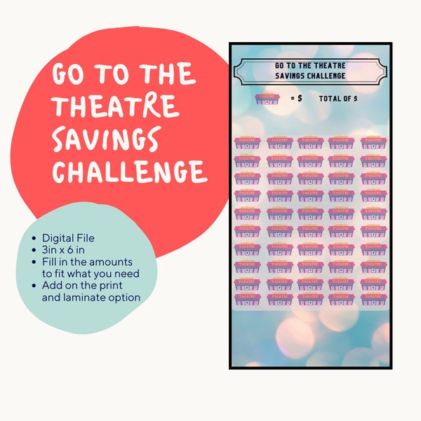 Go to the Theatre Savings Challenge